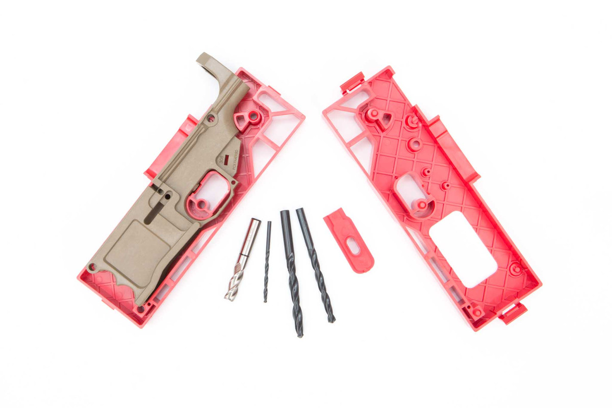 308 80% LOWER RECEIVER AND JIG SYSTEM - FLAT DARK EARTH