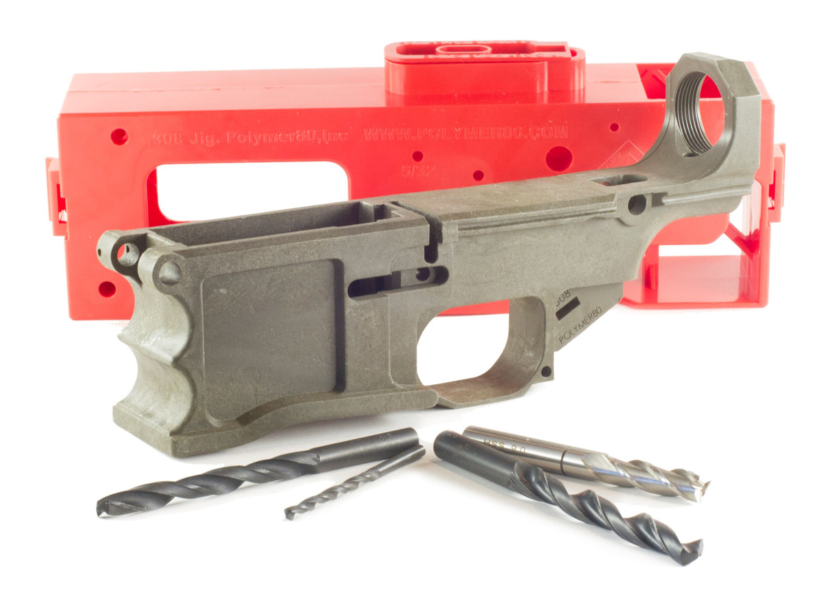 308 80% LOWER RECEIVER AND JIG SYSTEM - OLIVE DRAB GREEN